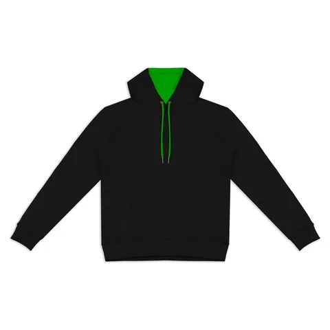 TRENDSWEAR Studio Contrast Unisex Hoodie green
