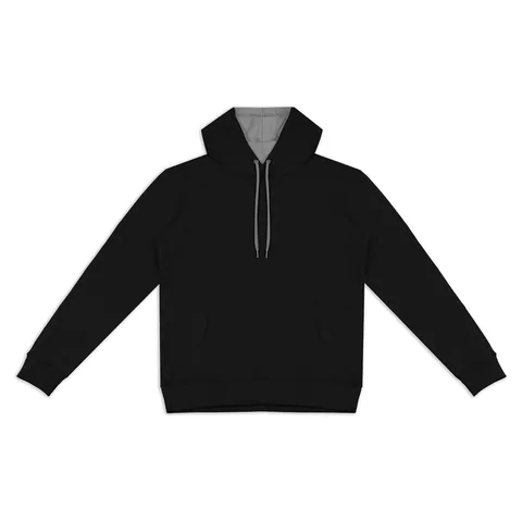 TRENDSWEAR Studio Contrast Unisex Hoodie in grey
