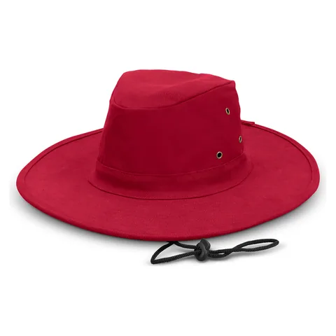 Austral Wide Brim Hat red