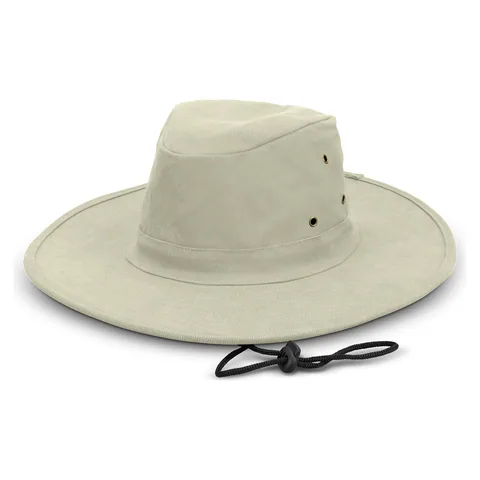 Austral Wide Brim Hat in white