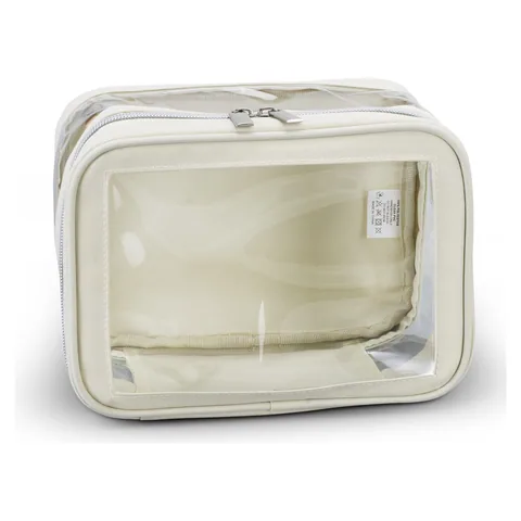 Peony Cosmetic Bag in white