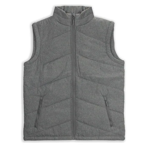 TRENDSWEAR Newport Mens Puffer Vest in grey