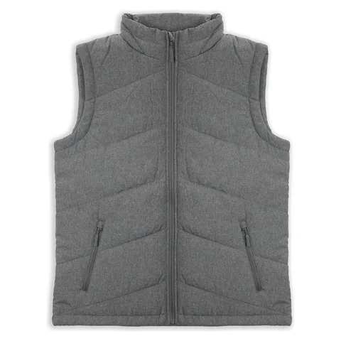 TRENDSWEAR Newport Womens Puffer Vest in grey