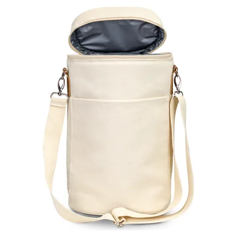 Colton Double Wine Cooler Bag in natural