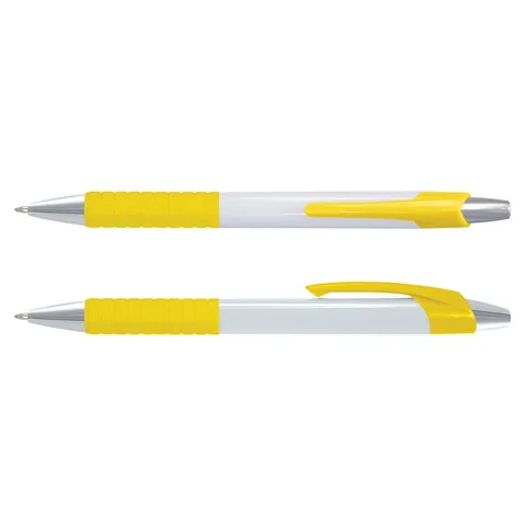 Cleo Pen - White Barrel in yellow