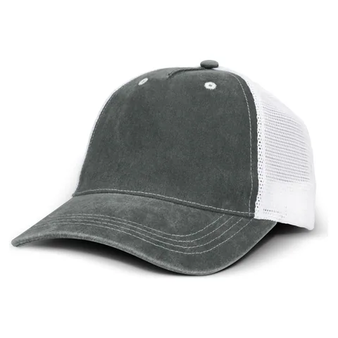 Faded Trucker Cap in grey