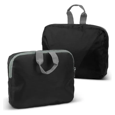 Origami Foldable Backpack in black