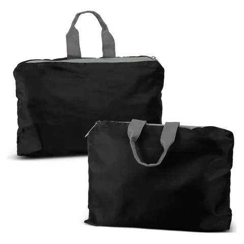 Origami Foldable Duffle in black