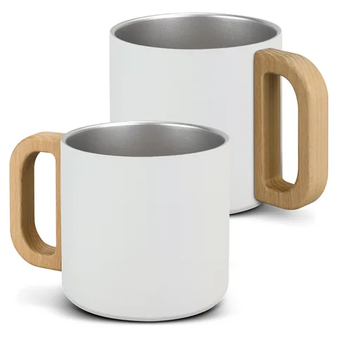 Wilde Vacuum Mug in white