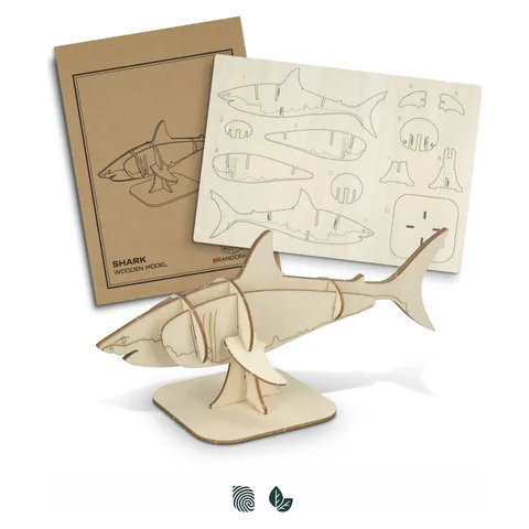 BRANDCRAFT Shark Wooden Model