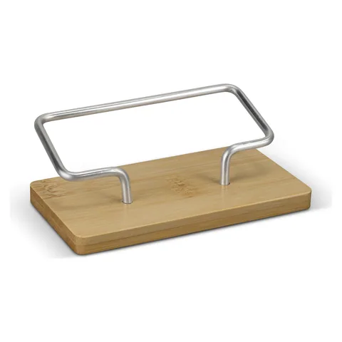 Bamboo Business Card Stand in natural