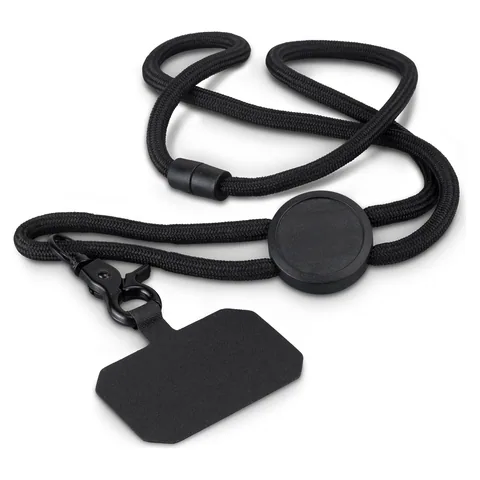 Roam Phone Lanyard in black