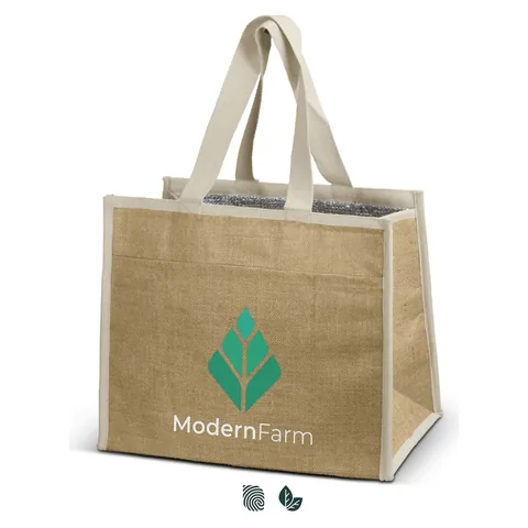 Lumi Jute Cooler Bag