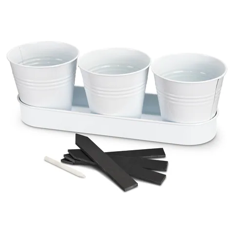 Keepsake Herb Planter in white