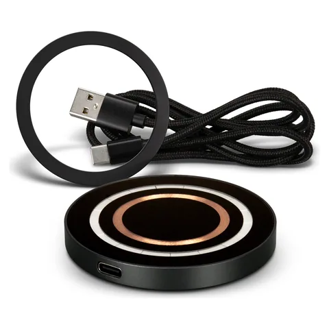 INGENIO Arc Single Wireless Charger in gunmetal