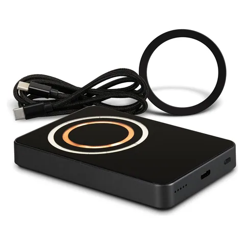INGENIO Arc Wireless Charging Power Bank in gunmetal