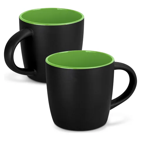 Mocha Coffee Mug - Two-Tone bgreen