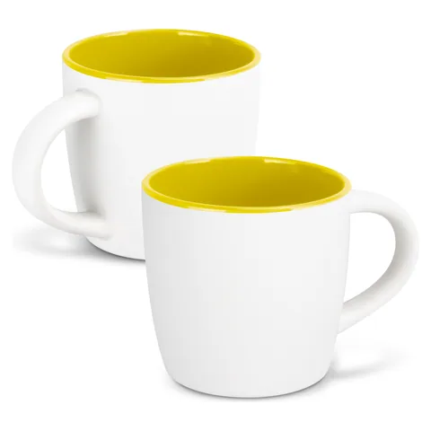 Mocha Coffee Mug - Two-Tone yellow