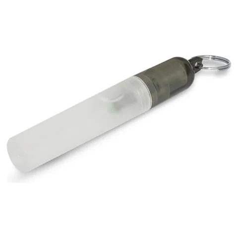 Mini Hand Sanitiser Key Ring in clear