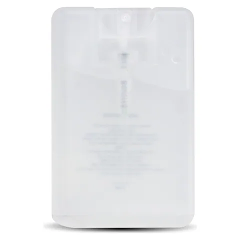 Hand Sanitiser Card in clear