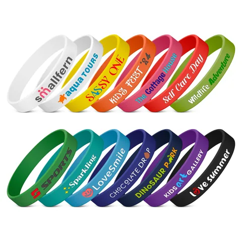 Kids Silicone Wrist Band - Debossed