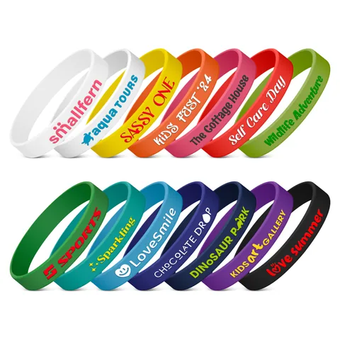 Kids Silicone Wrist Band - Embossed