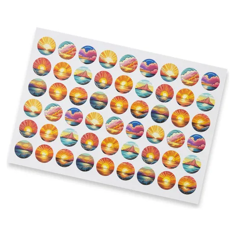 Sticker Sheet 26mm Circle - Matte