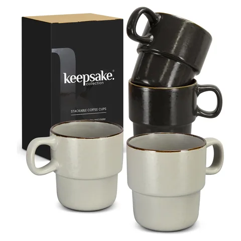 Keepsake Stackable Coffee Cup - Set of 2