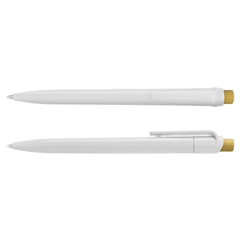 Savannah Recycled Plastic Pen in white