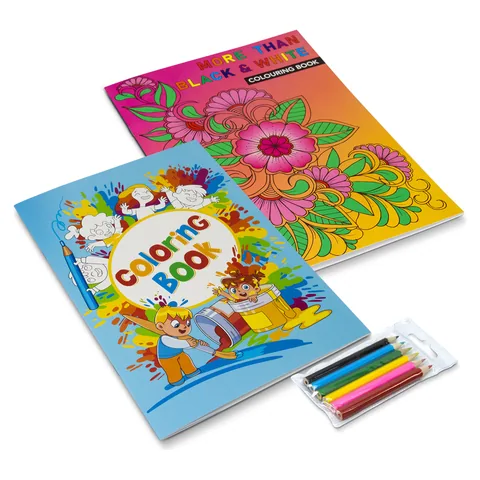 Custom Cover Colouring Book - A4