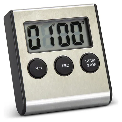 Aeon Kitchen Timer in silver