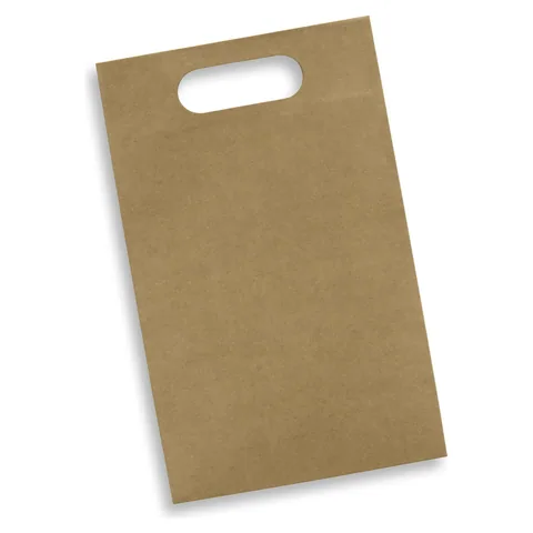 Die Cut Paper Wine Bag in natural