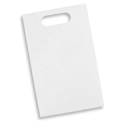 Die Cut Paper Wine Bag white