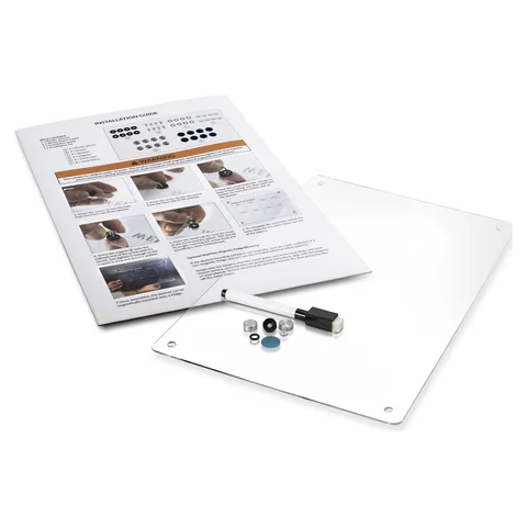 Magnetic Fridge Planner in clear