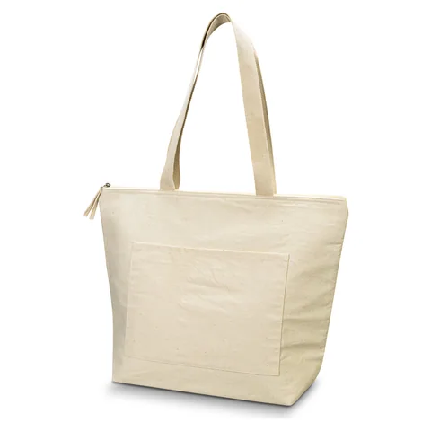 Waldorf Cotton Cooler Tote in natural