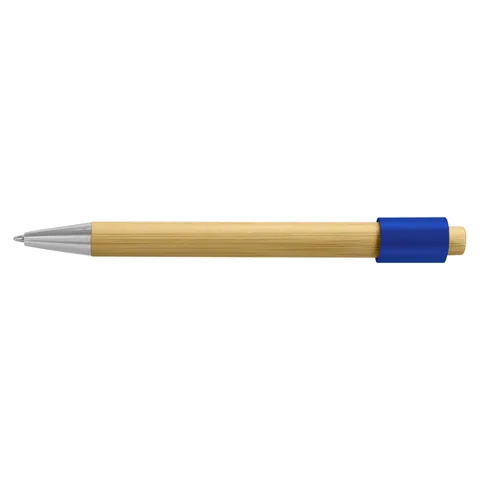 Unwind Bamboo Spinner Pen blue
