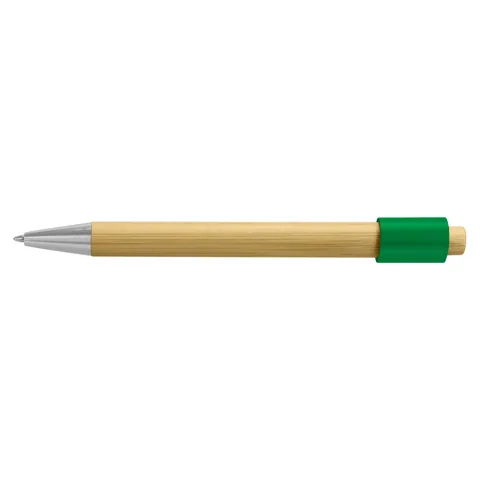 Unwind Bamboo Spinner Pen bright green