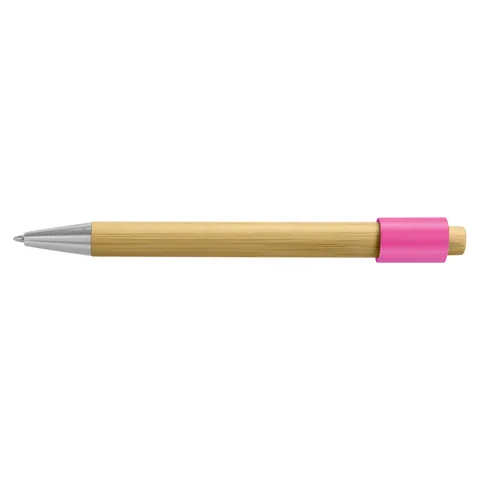 Unwind Bamboo Spinner Pen pink