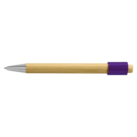 Unwind Bamboo Spinner Pen purple