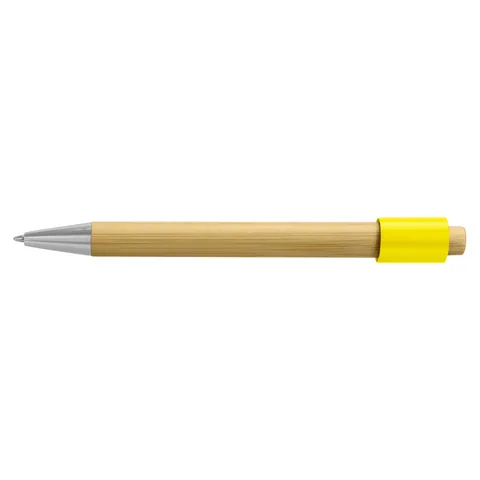 Unwind Bamboo Spinner Pen yellow
