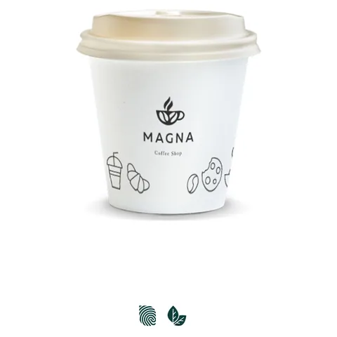 Compostable Paper Coffee Cup - 180ml