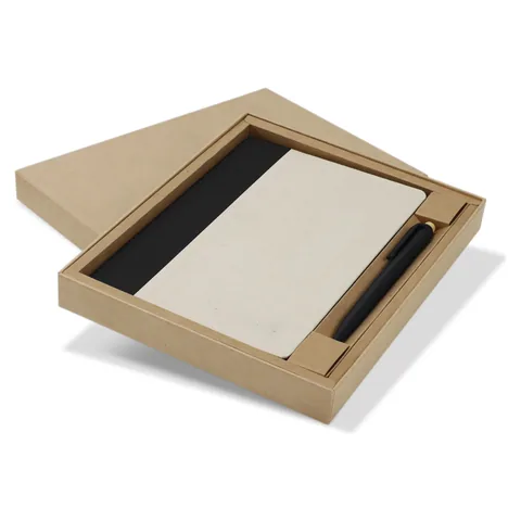 Paulo Notebook and Pen Gift Set black