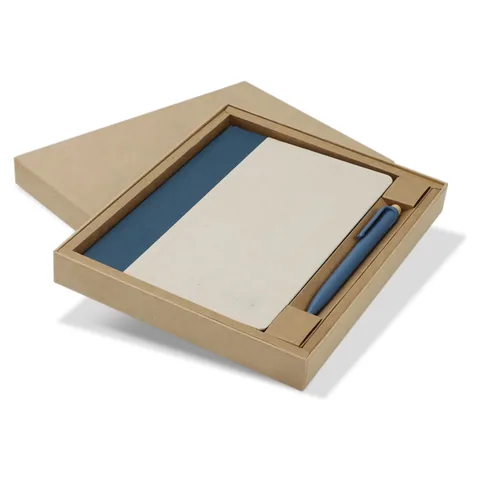Paulo Notebook and Pen Gift Set blue
