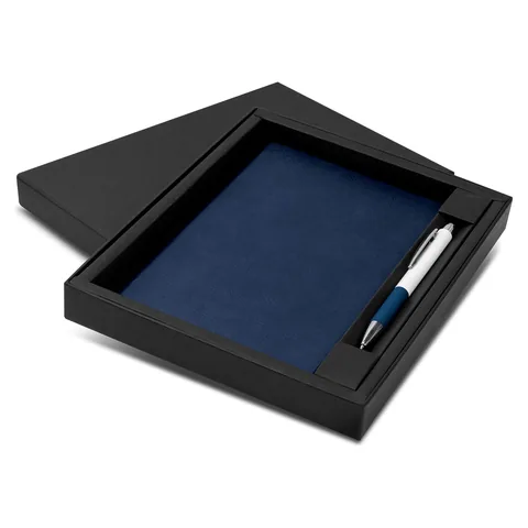Genoa Notebook and Pen Gift Set blue