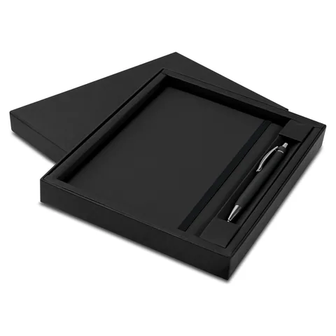 Omega Notebook and Pen Gift Set black