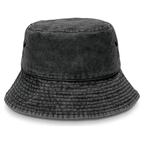 Bondi Washed Bucket Hat black