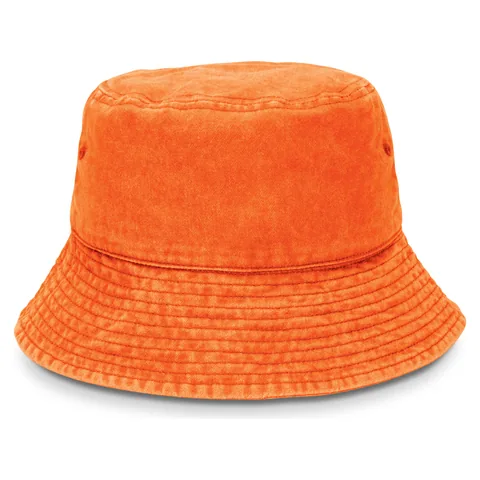 Bondi Washed Bucket Hat orange
