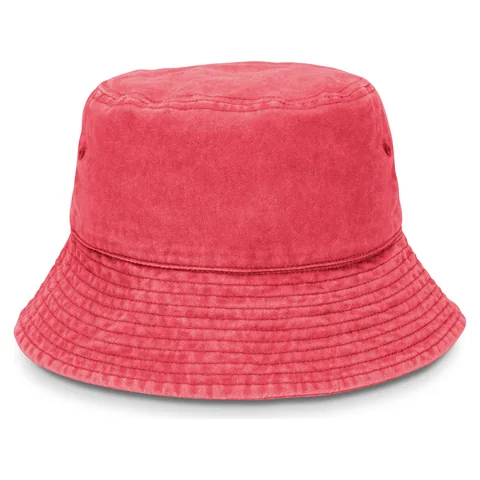 Bondi Washed Bucket Hat red