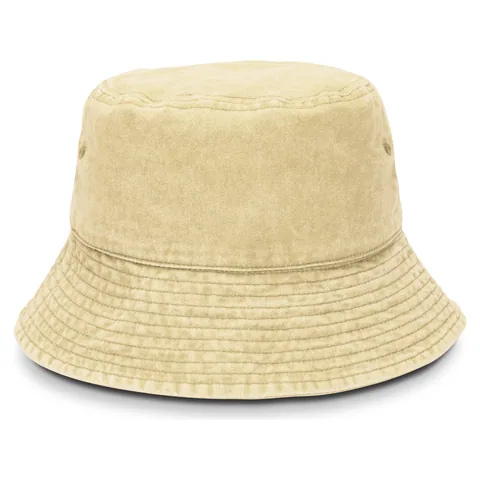 Bondi Washed Bucket Hat in white