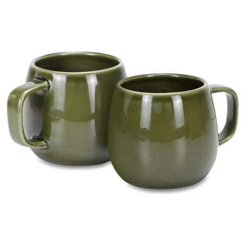 Keepsake Moda Coffee Mug, Set of 2 in green